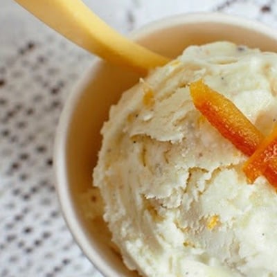Pomerančová zmrzlina z kysané smetany