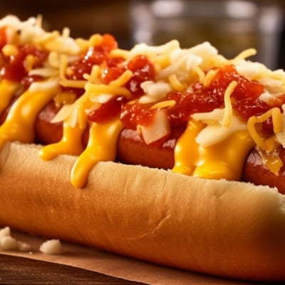Cheese Style Hot Dog