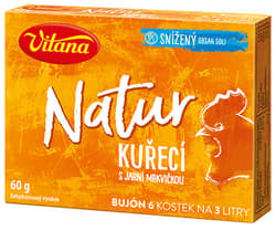 Vitana Natur Broth Chicken 3l (6x10g)