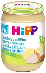Hipp Potatoes with rabbit meat and fennel