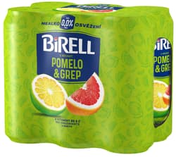 Birell 0.0 Pomelo & Grep nealkoholické pivo 6×0,5 l plech