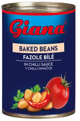 Giana Fazole bílé v rajčatové omáčce s chilli