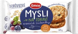Emco Mysli na zdraví Ovesné sušenky borůvkové