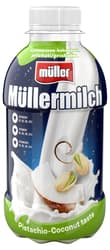 Müllermilch Milk drink with pistachio-coconut flavor