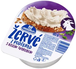 Milko Žervé s kozím tvarohem