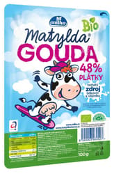 Matylda BIO Gouda cheese 48% slices