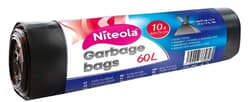 Niteola Solid plastic garbage bags 60 l