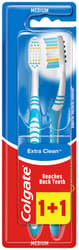 Colgate Extra clean medium toothbrush 2 pcs