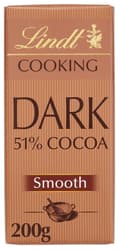 Lindt Chocolate Cooking Table with 51% Cocoa