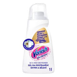 Vanish Oxi Action odstraňovač skvrn na bílém prádle