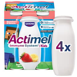 Danone Actimel ActiKids banana-strawberry yoghurt milk 4x100g