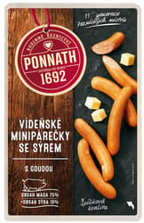 Ponnath Vídeňské minipárečky se sýrem