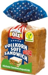 Ölz super soft sandwich whole grain toast bread