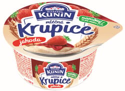 Mlékárna Kunín Semolina strawberry milk