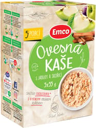 Emco Ovesná kaše s jablky a skořicí 5x55g