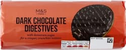 Marks & Spencer Pšeničné sušenky polomáčené v hořké čokoládě