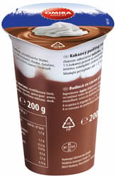 Omira BODENSEE Cocoa pudding with whipped cream