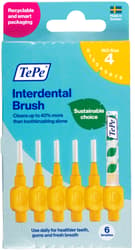 TePe Original 0,7mm interdental brushes yellow, 6pcs