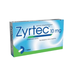 ZYRTEC 10MG Potahovaná tableta 7