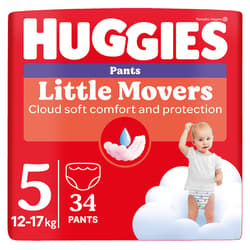 Huggies® Little Movers Pants plenkové kalhotky 5 (12–17 kg)