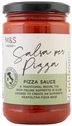Marks & Spencer Rajčatová omáčka na pizzu Margherita s bazalkou a olivovým olejem