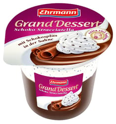 Ehrmann Grand Dessert Pudding Dessert with Whipped Cream Schoko Stracciatella