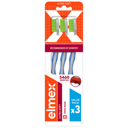 Elmex Toothbrush Ultra Soft 3-pack