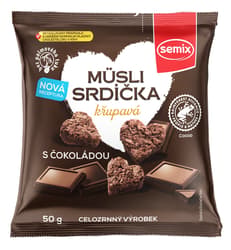 Semix Muesli hearts with chocolate