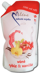 Miléne Rybíz a vanilka tekuté mýdlo náhradní náplň