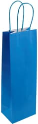 Gift paper bag blue, 12x36cm