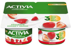 Activia Probiotický jogurt jahoda 4×120 g
