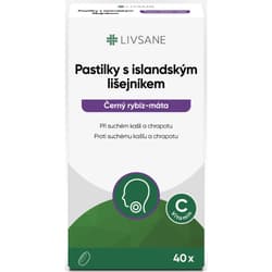 LIVSANE Pastilky s islandským lišejníkem 40ks