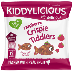 Kiddylicious Crispy raspberry fish