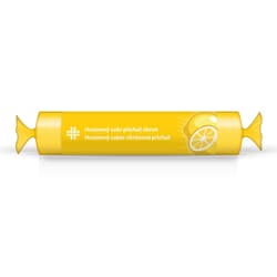 LIVSANE Bonbóny Hroznový cukr rolka citron 44g