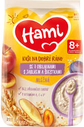 Hami Milk porridge with 7 cereals with apple and plums