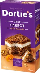 Dortie's Carrot cake with walnuts, 6 pcs