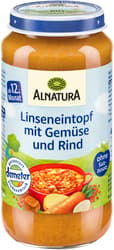 Alnatura BIO Baby food with peas and beef