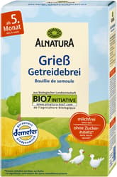Alnatura BIO Baby semolina cereal porridge