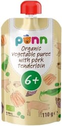 Põnn Organic vegetable puree with pork tenderloin