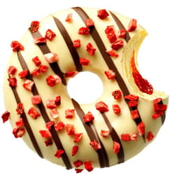  Donut with strawberry filling