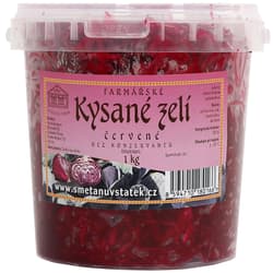 Farmářské kysané červené zelí (Smetanův statek), kyblík