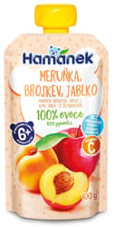 Hamánek Fruit pouch apricot, peach and apple