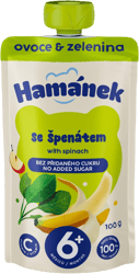 Hamánek Fruit pouch apple, banana and spinach