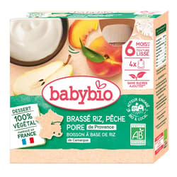 Babybio BIO Rice porridge with peach and pear
