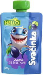 Hello Ovocná svačinka se švestkami kapsička