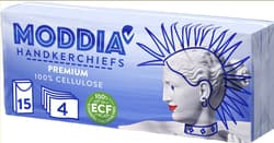 Moddia Papírové kapesníčky v balíčcích 4vrstvé 15×10 ks