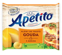 Apetito melted slices into toasts Gouda