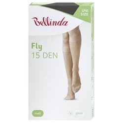 Bellinda nylon socks FLY 15, black, size UNI
