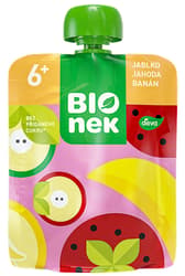 BIOnek Organic Apple, Strawberry & Banana Pouch