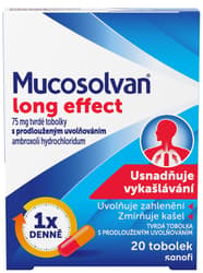 MUCOSOLVAN LONG EFFECT 75MG Tvrdá tobolka s prodlouženým uvolňováním 20